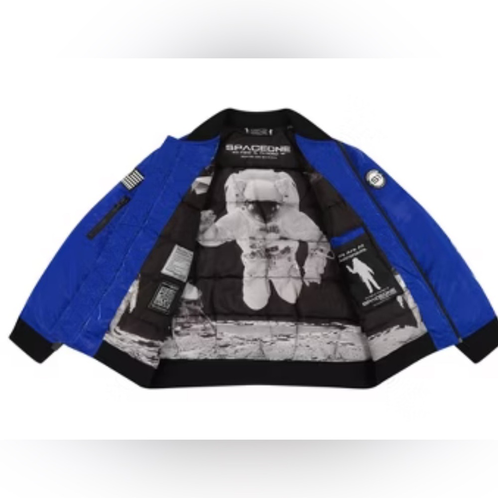 Andy & Evan Blue NASA Puffer Jacket
